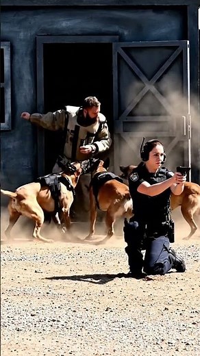 “Elite K9 Tactical Training – 4 German Shepherds in Full Combat Gear Execute Perfect Mission!”