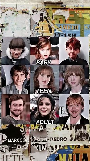 We Watched Them Grow Up 🥹 | Harry Potter Cast Then & Now #rumplestiltskin #harrypotter #reels #edit