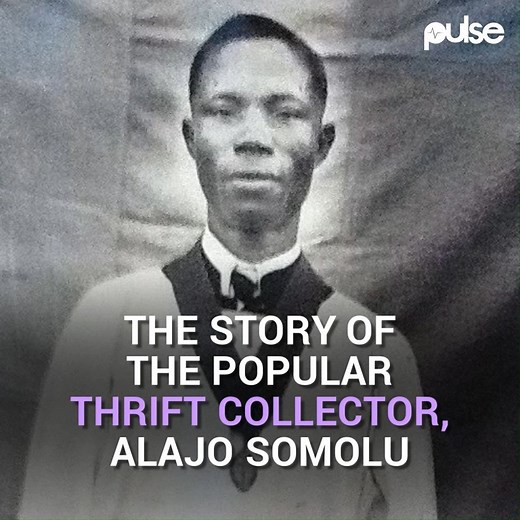 10K views · 76 reactions | Late Pa Alphaeus Taiwo Olunaike, popularly known as Alajo Somolu, was so famous for his ingenuity in thrift collection that many people thought he was a Yoruba myth. . #PulseNigeria #PulseWochitLifestyle | Pulse Nigeria | Facebook