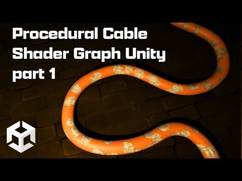 Procedural Cable Shader Graph Unity part 1