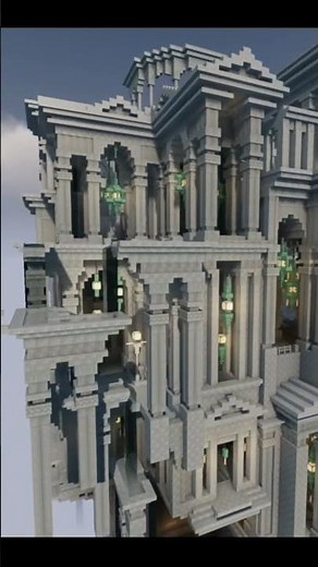 The Most Amazing Sky Structure in Minecraft 🏰✨
