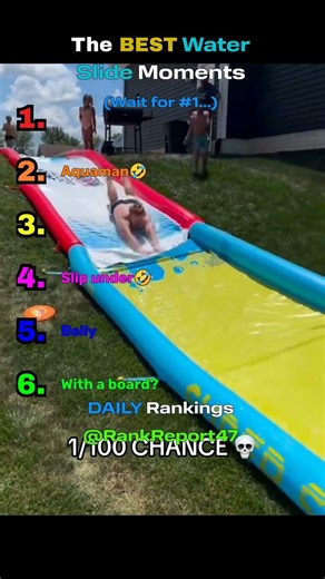 The BEST Water Slide Moments! #shorts