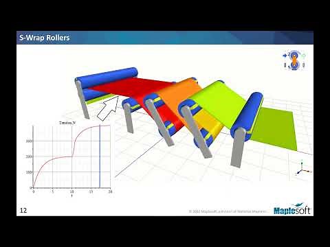 Enhancements in Roll-to-roll Converting Simulation - New features in MapleSim Web Handling Library