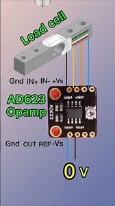 load cell amplifier #loadcell #experiment #shorts