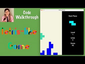 Creating a Tetris-like Game in Python: 10 Minute Code Walkthrough