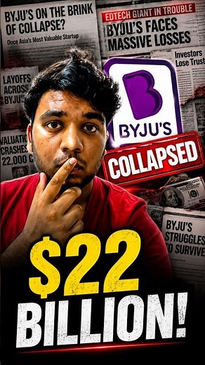 How BYJU'S Lost $22 BILLION | India's Biggest Startup Collapse 😱
