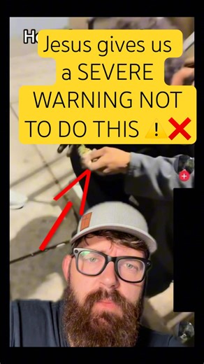 Jesus gives us a SEVERE WARNING NOT TO DO THIS ⛔️