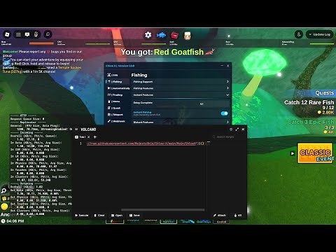 tutorial install FishIt outdate + Volcano Executor dan Chloe X Script
