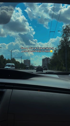Sincer, chiar ar fi păcat să nu-ți petreci restul vieții cu mine - citat romantic