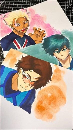 Kenyu Yukimiya | Blue Lock - asmr #asmr #drawing #bluelock