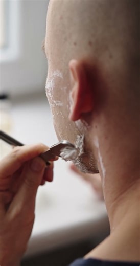 How to Do a Clean Shave Yourself | Razor Demo #Shorts