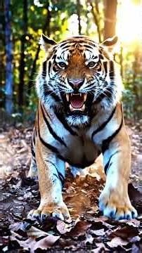 Tiger Attacks Deer Fawn 😱 But Brave Mother Deer Fights Back in Broad Daylight! 🦌