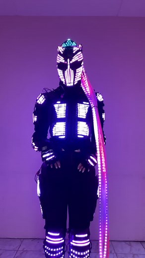 Stunning Futuristic LED Costume Showcase