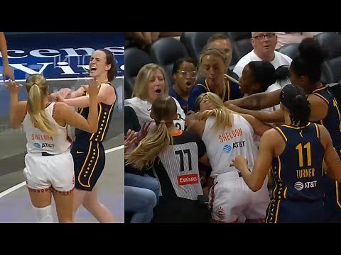 3 EJECTED after fight as Sophie Cunningham stands up for Caitlin Clark