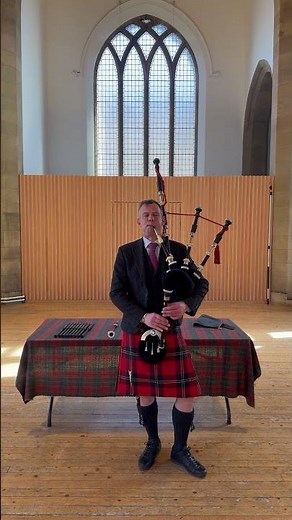 International Bagpipe Day | Playing “The Gravel Walk” on the Great Highland Bagpipes 🎶 #shorts