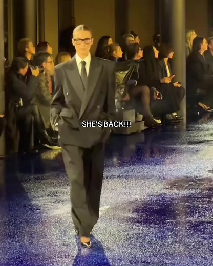 Bella Hadid Walking for Yves Saint Laurent Fashion Week 2024