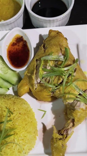 Hainanese Chicken Leg Quarters with Aromatic Sauces