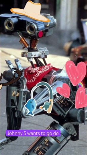 Johnny. 5s a country boy #johnny5 #3dprinting #robot #hunting