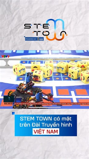Cùng STEM TOWN lên sóng Đài truyền hình Việt Nam 👉👈 #STEMTOWN #STEM #ROBOTICS #AI | STEM TOWN - Trung Tâm Trải Nghiệm Khoa Học - Công Nghệ