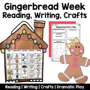 Gingerbread Week Unit Gingerbread Man Compare Contrast Kindergarten Reading