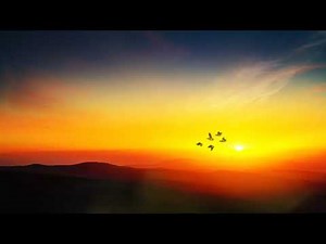 HD Sunset and Mountain Video/Background | No Text | No Sound @OneMinuteVideo