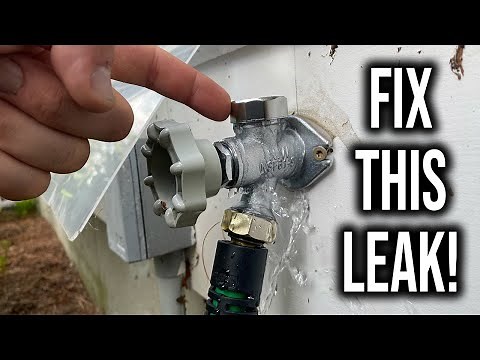 Easy Repair: Leaking Frost-Proof Faucet From the Top (Vacuum Breaker)