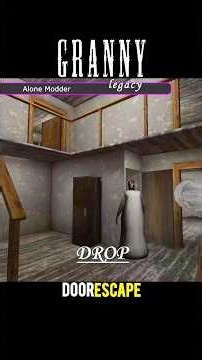 GRANNY LEGACY ALONEMODDER 1.2.5. DOOR ESCAPE 😱 #shorts #granny #gaming #gameplay