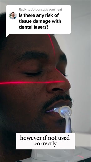 What precautions are taken to prevent tissue damage during laser treatment?