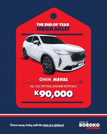 Boroko Motors MEGA Sale is on now with MEGA Savings up to 20% off, across our MEGA range of SUVs! Don't miss the deal of a lifetime and drive away today in your dream SUV. | Boroko Motors