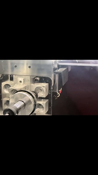 Slow motion cutting on the Coast Runner CNC!! Happy Friday!! 💻⚙️🏄‍♂️🔧#cnc #metal #technology #aluminum #techtok