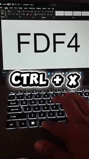 Mohammad -Code: FDF4- MS word Shortcut #msword #computereducation #excel #ai #shortvideo #keyboard