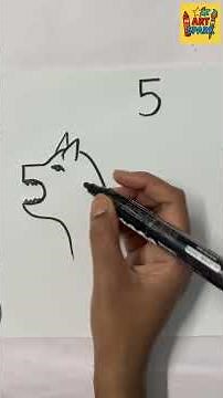 EASY DRAWING WITH NUMBER 5