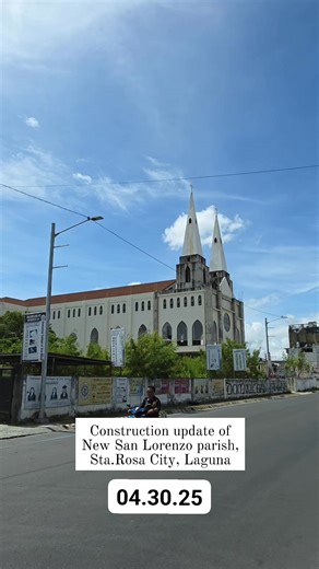 04.30.25 Construction Update of New San Lorenzo Ruiz parish, Sta.Rosa City, Laguna | RDG Ecclesiastical Architecture