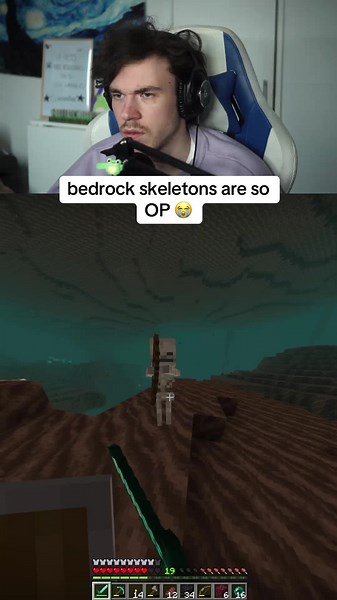 Bedrock Skeletons Dominating in Minecraft Gameplay