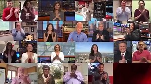 2.3K views · 194 reactions | It is tradition at WCVB that when someone retires, the entire staff lines the hallways and claps them out of the building on their final day. Obviously we couldn't do that in person for Randy, who has been broadcasting from his home in South Carolina since the pandemic began. So instead, our team got creativ. This was really special. Shout out to our director Clarke Dempsey and Executive Producer Jenny Barron for this labor of love. #wcvb | Katie Thompson | Facebook