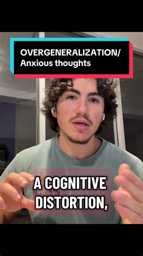Let me know if you want to expand on the tips given in the video. Or if you want me to cover some of the other cognitive distortions and how recognizing them can significantly improve your life quality. #overgeneralization #cognitivedistortions #mentalhealthtip #anxiety #anxietytipsandtricks