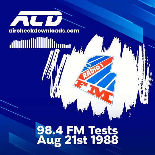 This day 1988 - "Are you tuned to FM?" BBC Radio 1 carries out test transmissions on 98.4 in the Midlands. | Aircheck Downloads