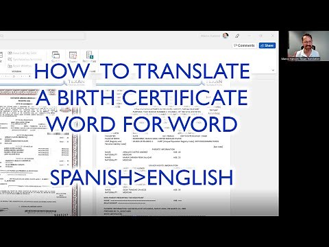 How to Translate a Birth Certificate for USCIS: Spanish to English