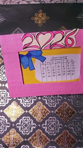 Paper carft | cute calendar ideas #art #artsandcrafts #papercraft #happnewyear2026