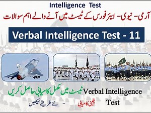 Verbal Intelligence Test 11