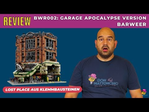 Apokalypse trifft Modular! Corner Garage Lost Place aus Klemmbausteinen // Barweer BWR002 im Review