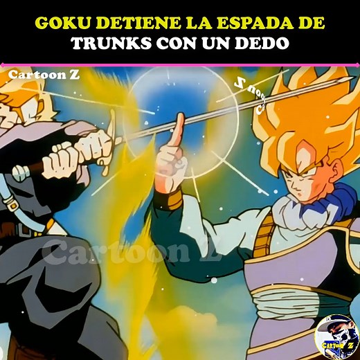 Goku Detiene la Espada de Trunks | Cartoon Z