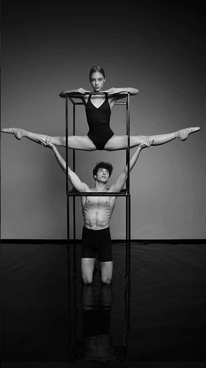 🇺🇦 Model poses for photoshoot📸 Ballet. Models Anna and Artem