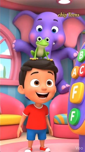 E dabaya Elephant aa gaya 😂 F pe Frog jump 😆 G pe Ghost 👻 #shorts