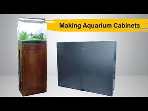 Making Curved Edge and ADA Style Aquarium Cabinets - DIY