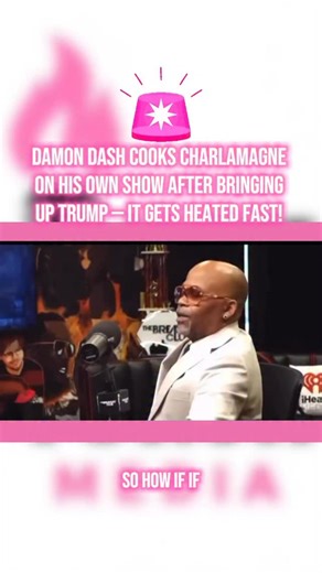 Damon Dash checks Charlamagne on his own show talking Trump 😳💥 #MicDrop #trump #truth #blackconservative | Ellanté Vides