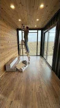 He turned a single rusty shipping container #diy