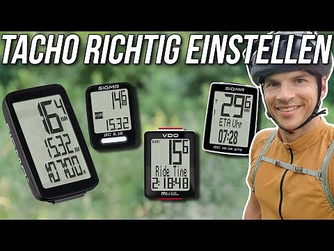 Fahrradtacho richtig einstellen 👉🚲 mit Radumfang und Tabelle