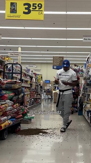 1.3M views · 27K reactions | I didn’t know dog food was that slippery… #calvingrindz #entertainment #explore #explorepage #exploremore #funnyvideos #funny #reels #reel #trending #trendingreels #prank #pranks #comedy #comedyvideos | Calvin Grindz | Facebook