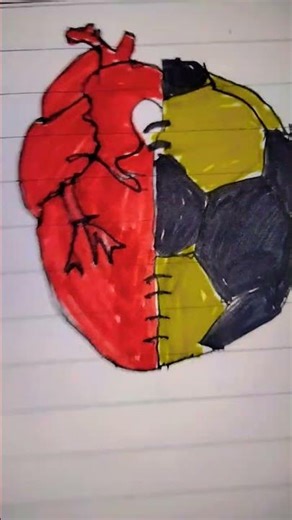 #football #art #edit #beautiful #signature #drawing #heart